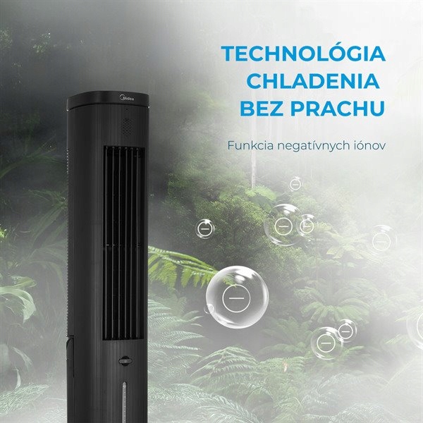 Midea ventilátor s chladením MAC402R0BPK, dialkove ovládanie, 3 rýchlostí…