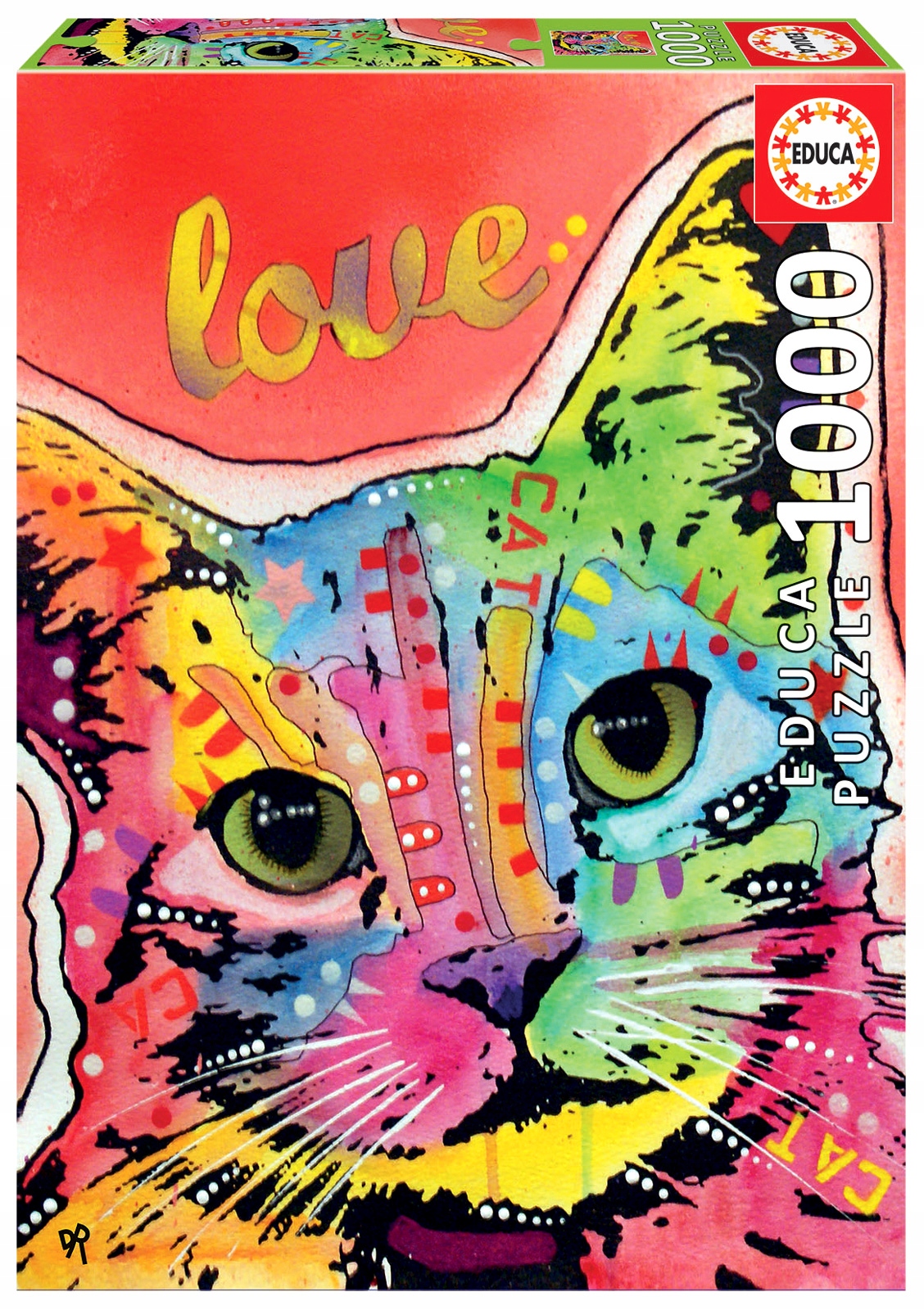

Educa Puzzle 1000 Kot, Dean Russo Tilt Cat Love