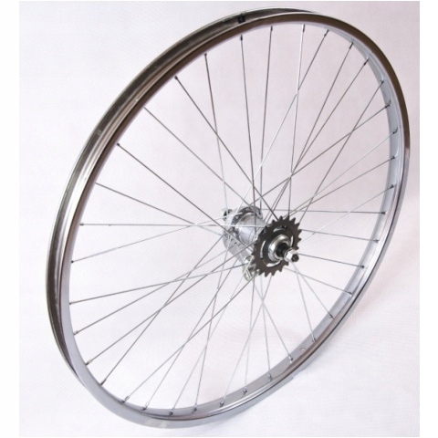 KOŁO ROWEROWE TYŁ TORPEDO FAVORIT 24 SREBRNE STAL