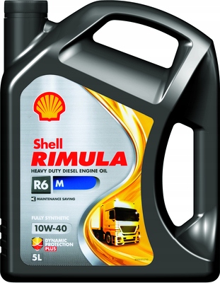 PÓŁSYNTETYCZNY OLEJ SHELL RIMULA R6 M 10W40 5L