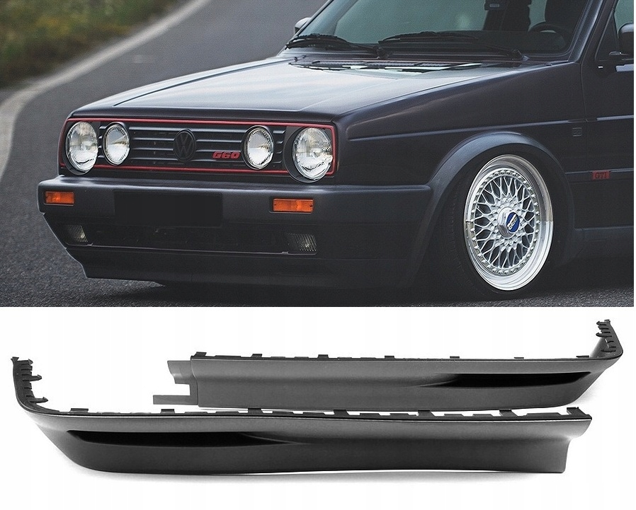 Vw Golf II MK2 Gti Jetta Hokej Spoiler Vložka Nárazníku