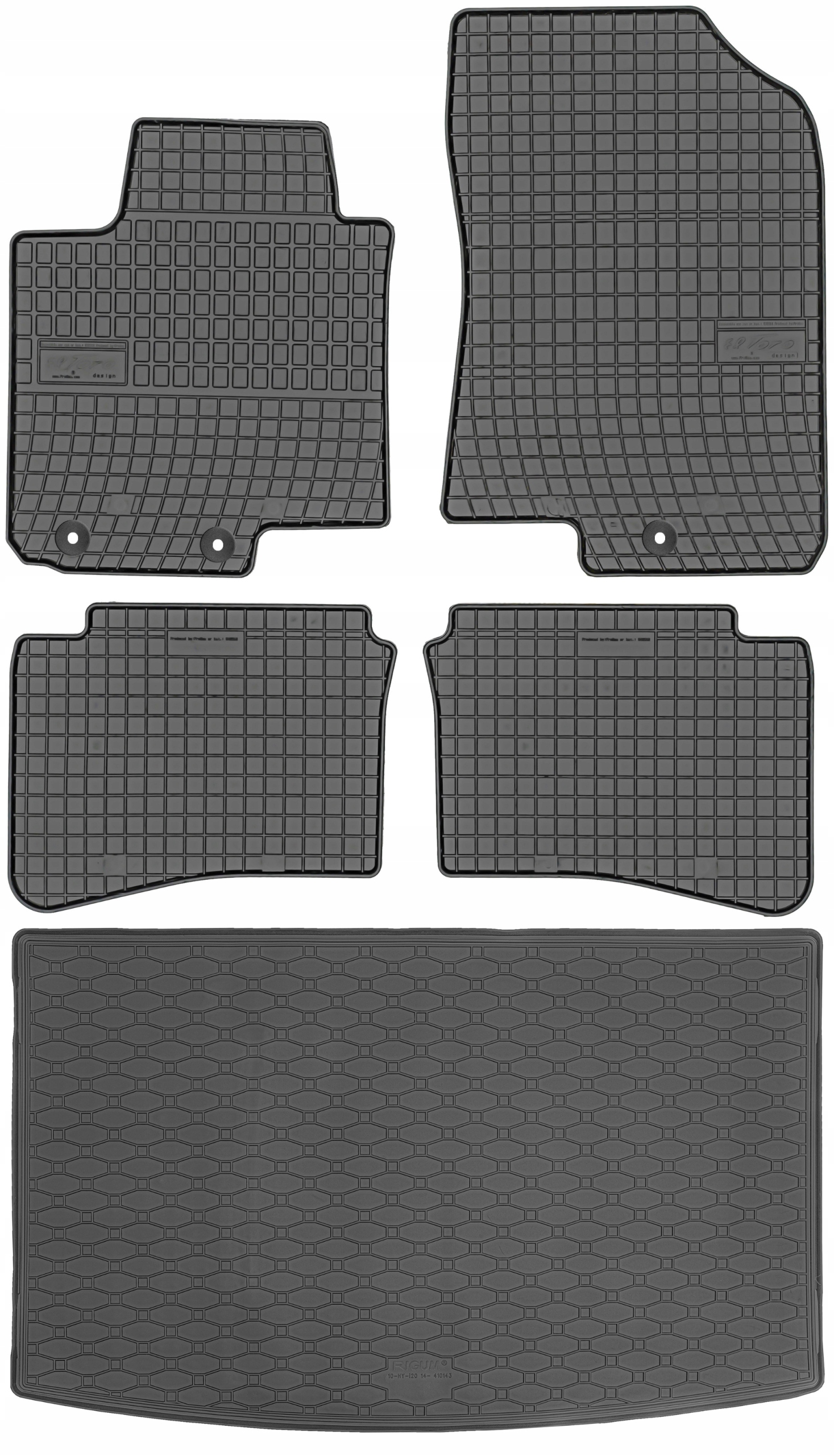 Hyundai i20 II Hatchback od 02.2014 do 07.2020 Sada Koberce batožinový priestor