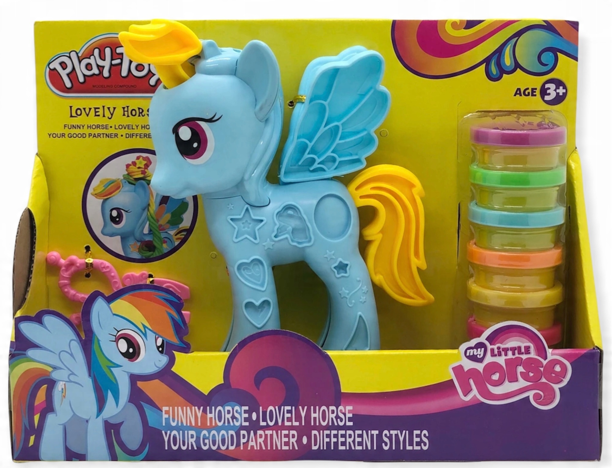 

My Little Pony Rainbow Dash Ciastolina Fryzjer