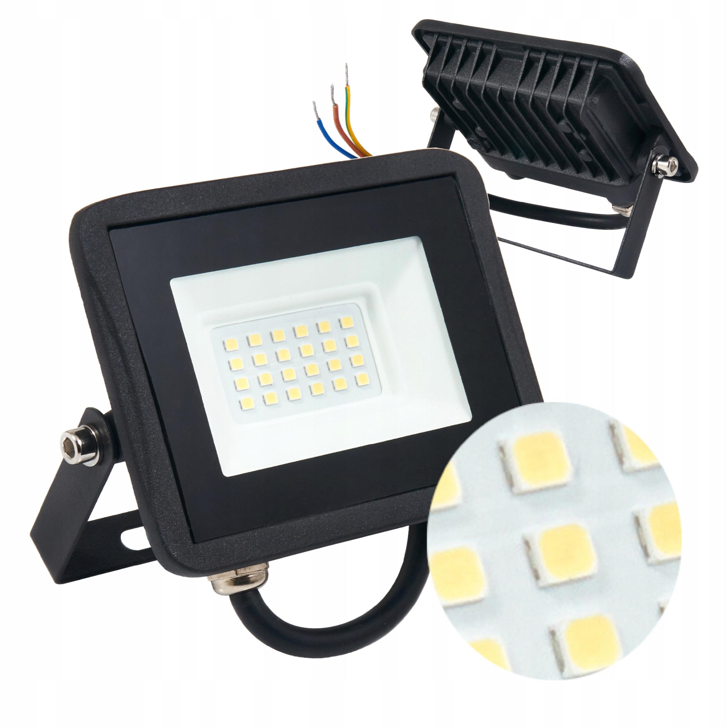 

Halogen Naświetlacz Lampa Led 20W IP65 Reflektor