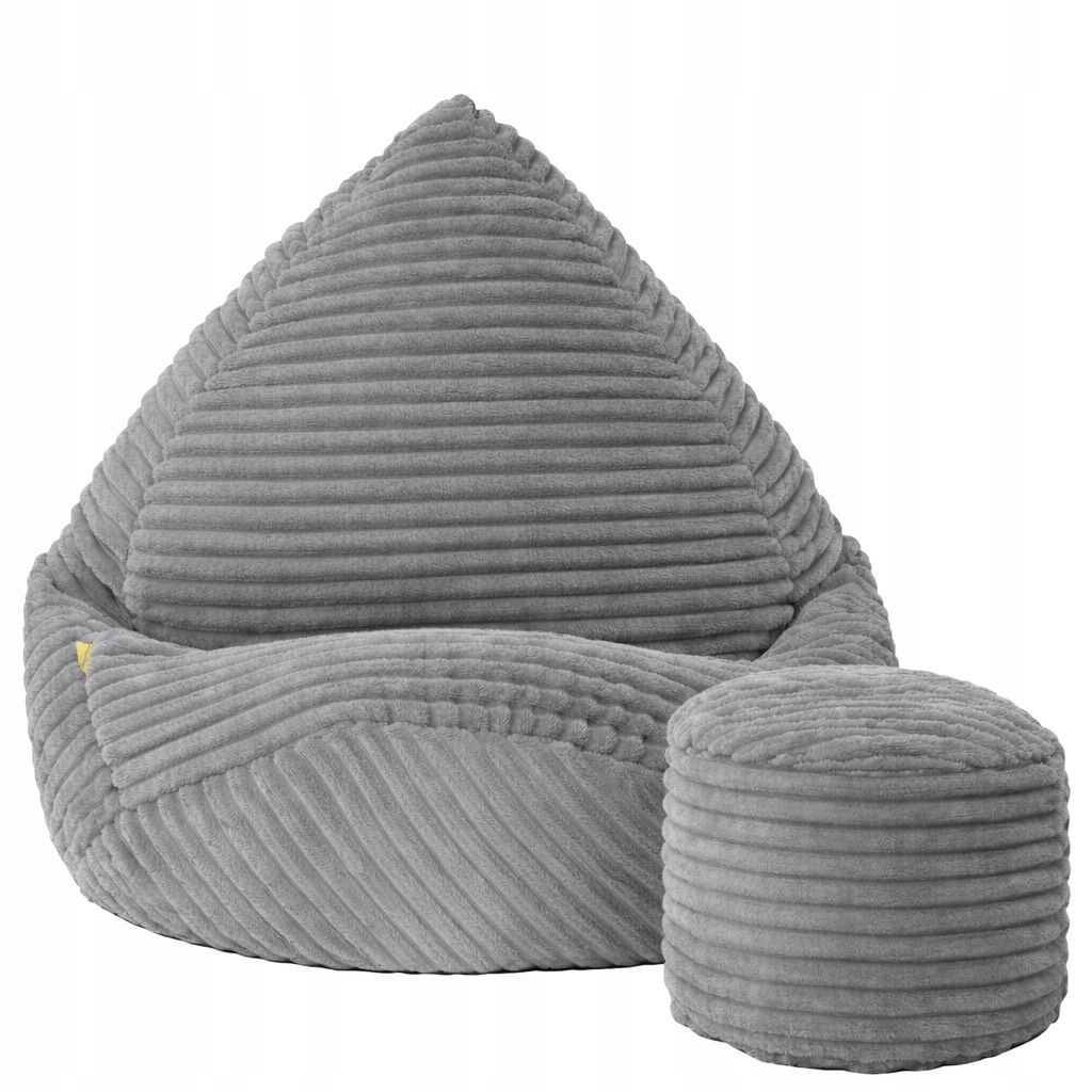 Pufa Worek Sako XXL Welur Tilia Premium Fotel Loft Styl Stripe