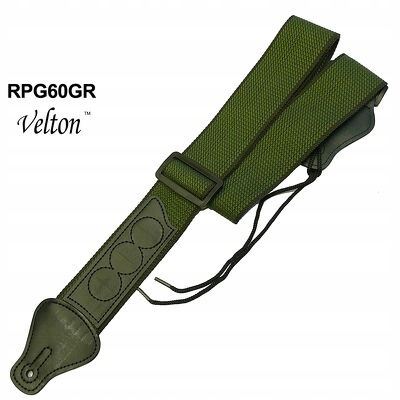 Velton RPG60 Green pasek do gitary elektrycznej
