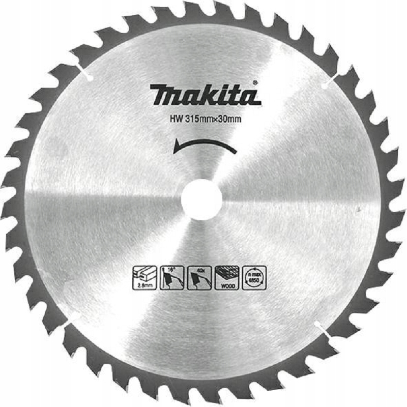 

Makita Piła tarcza do drewna 315x30 40z 2712