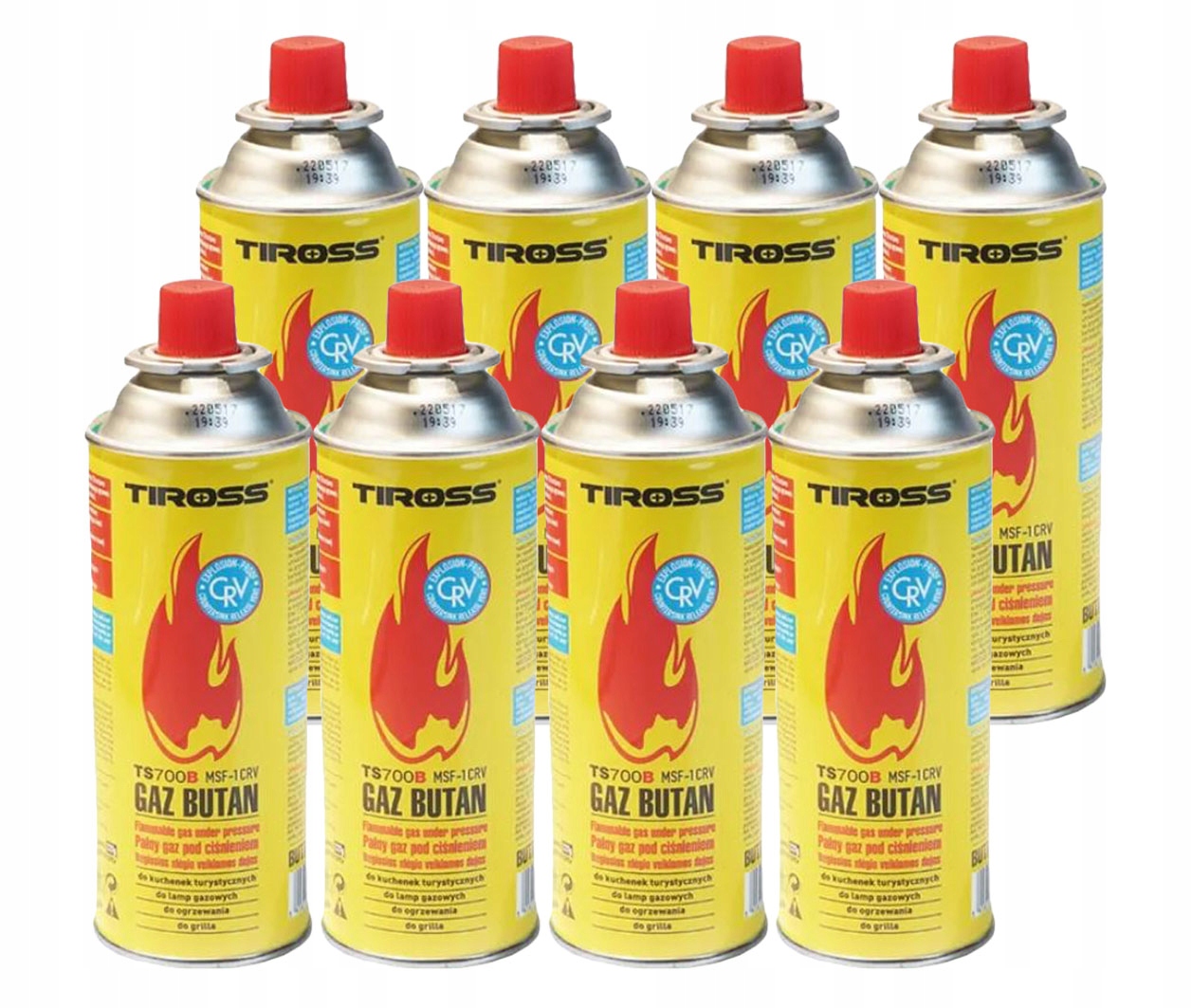 

Kartusz Gaz do Kuchenki Tiross system Crv x8