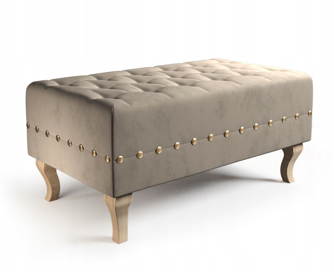 Podnóżek Pufa Glamour Pinezki Ozdobne 120 EN Meble Kod producenta brak