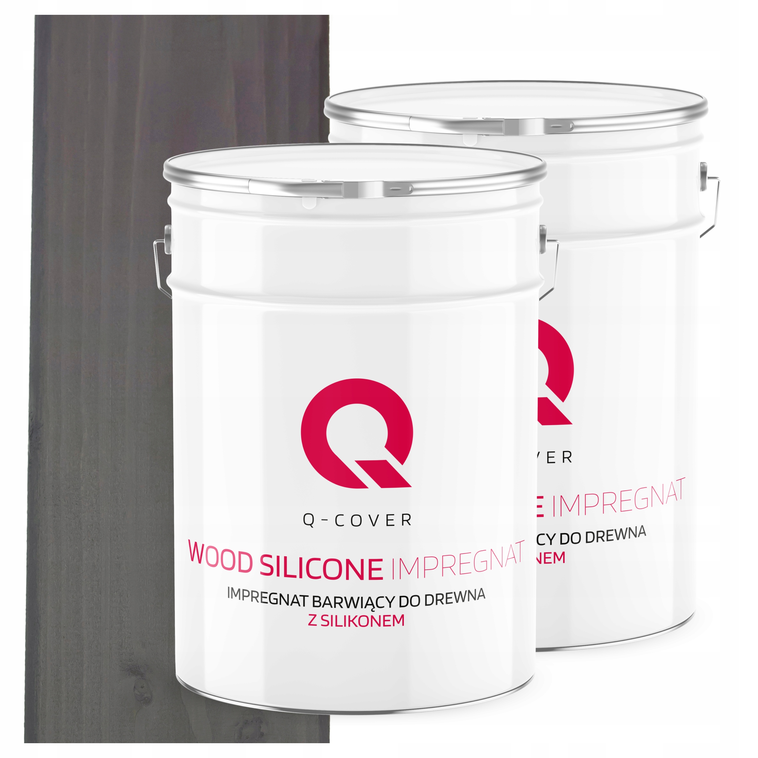 Impregnácia Na Drevo Extra Farba S Ochranným Silikónom Farby Uv Antracit 10 L