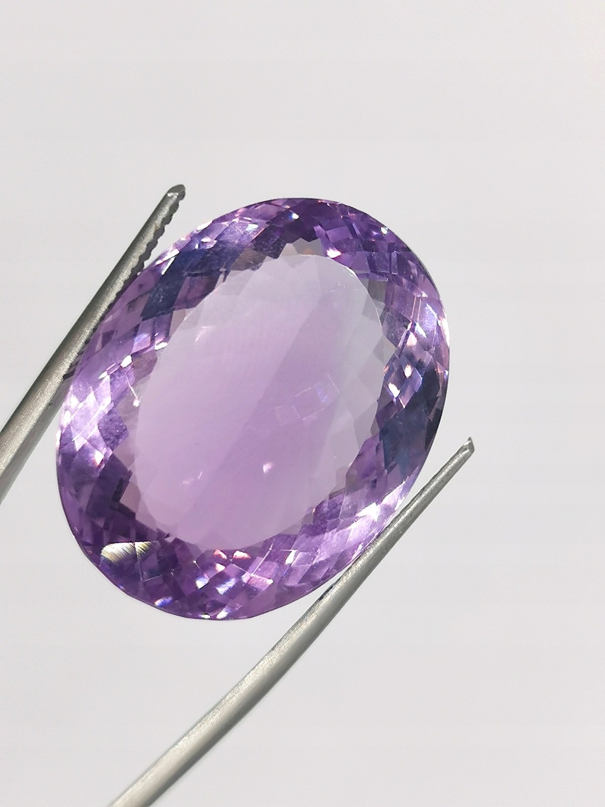 ametyst 43,60 ct 22,17 mm x 20,29 mm certifikát