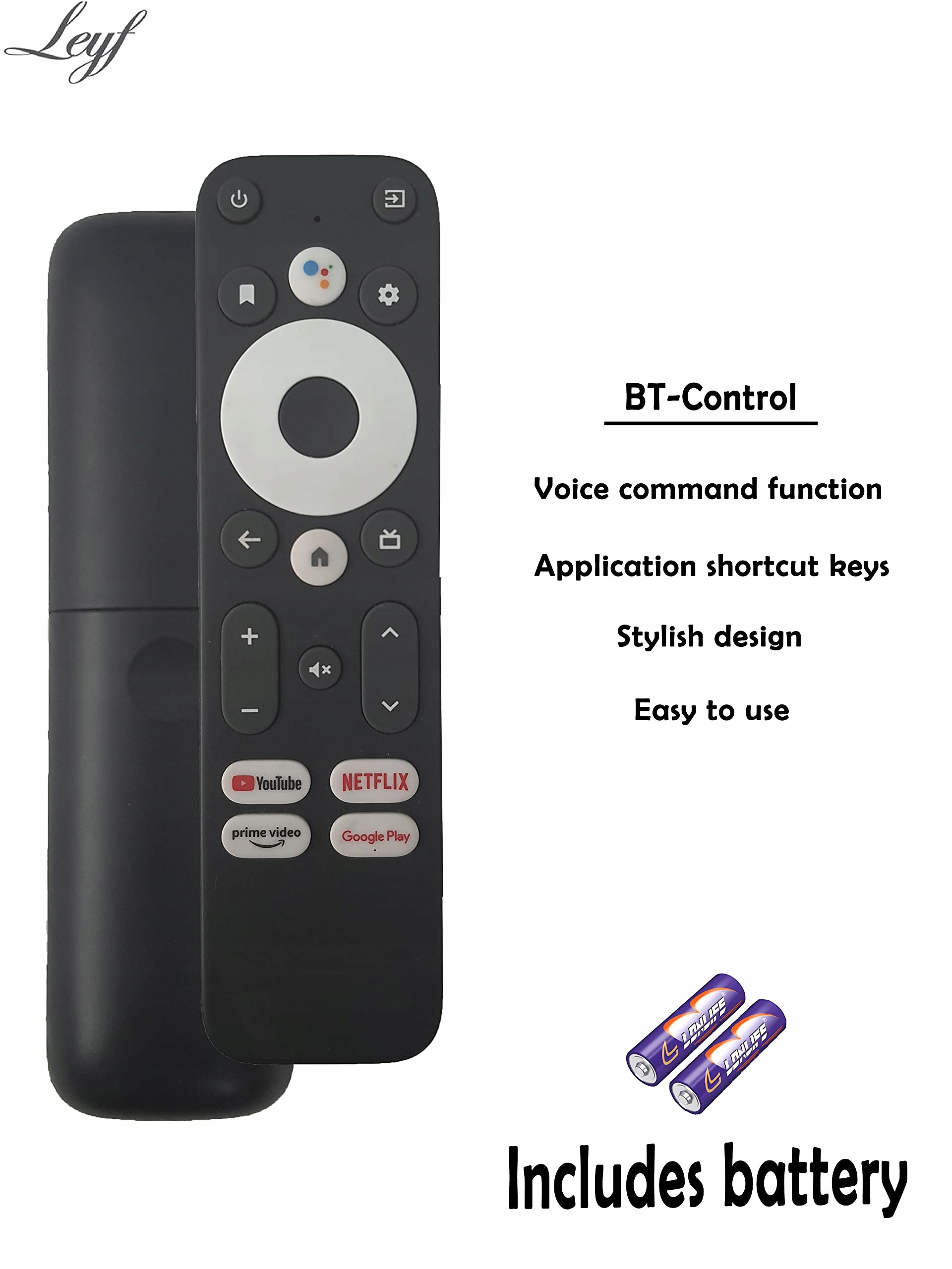 Leyf Tv Box 4K Dekoder, Czarny Model 4K