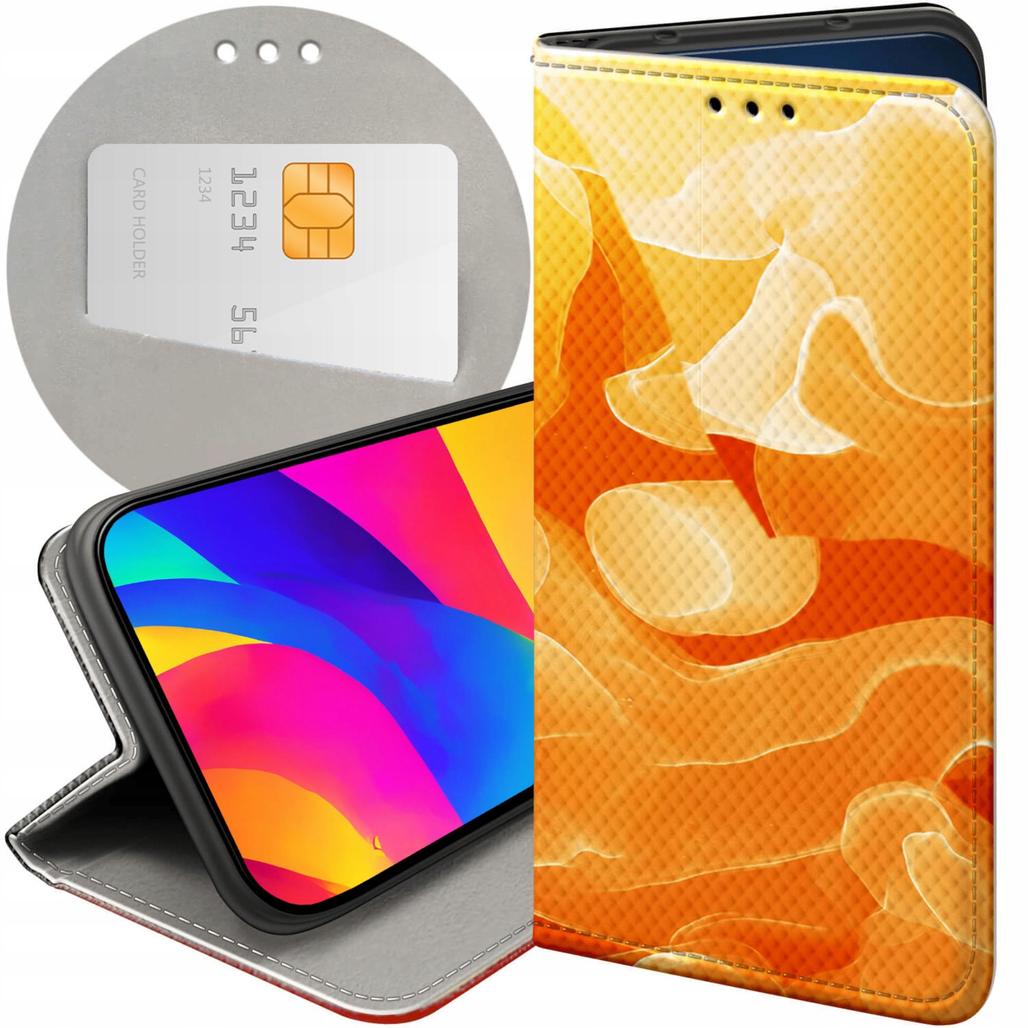 Etui Z Klapką Do Honor 400 Pomarańczowe Pomarańcze Orange Futerał