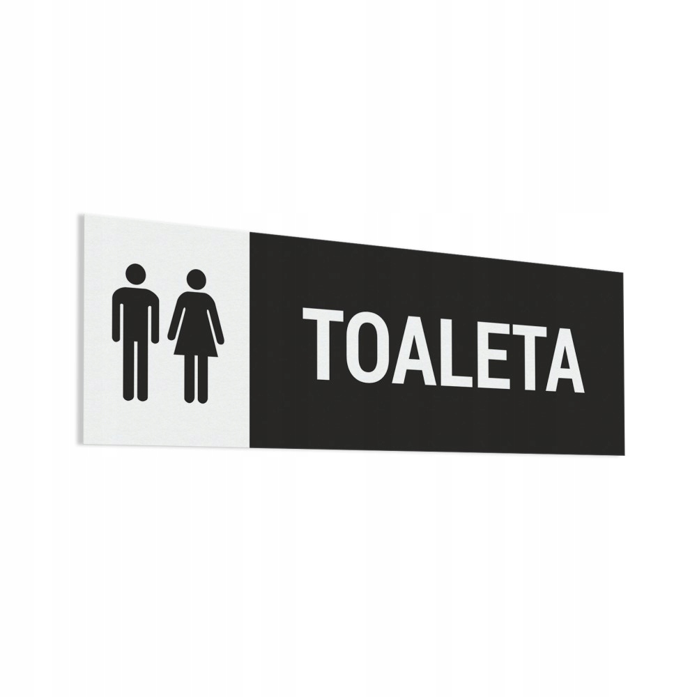 

Naklejka na drzwi Toaleta 10x30