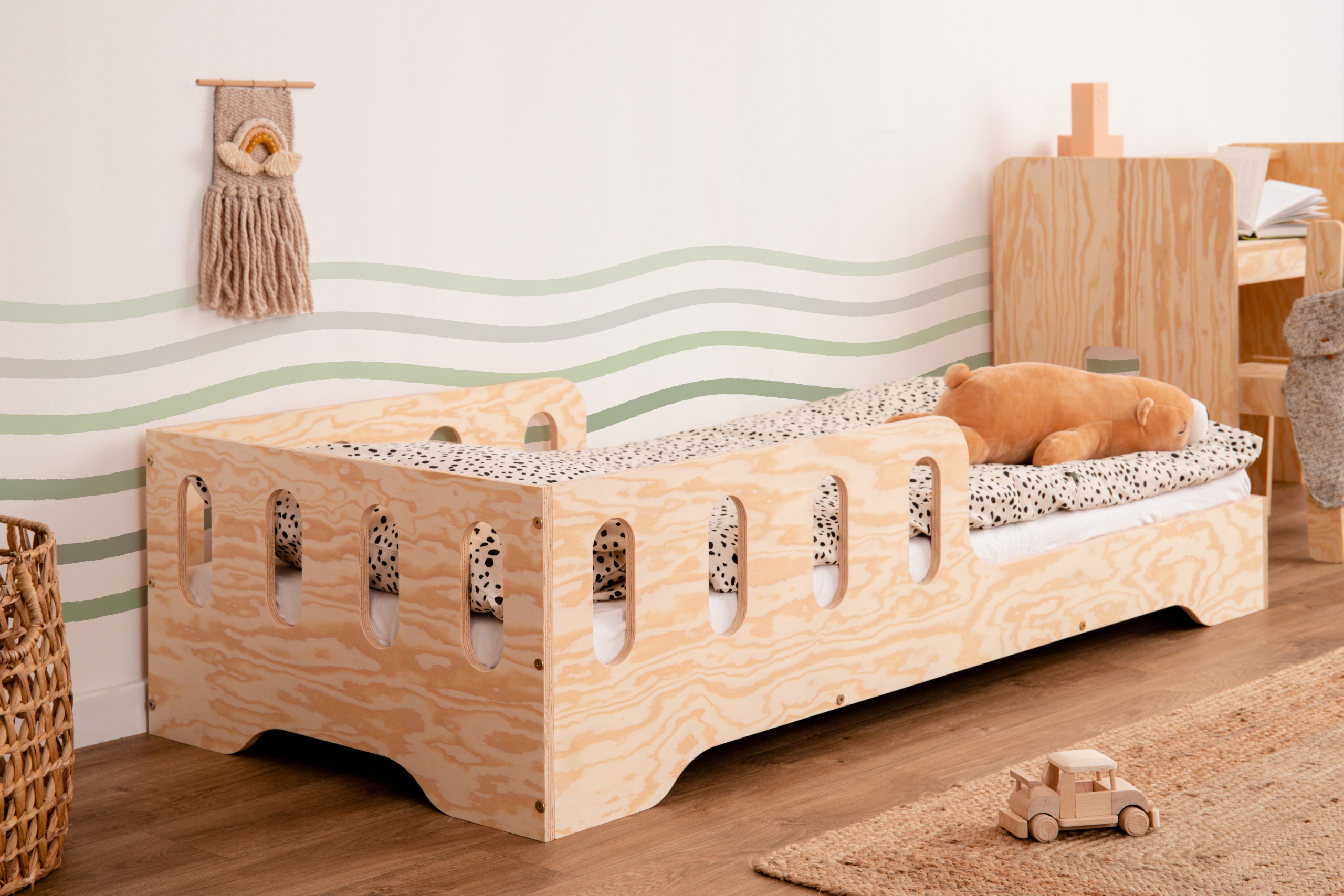 Łóżko dziecięce TILA 6 - 70x160cm NATURALNE EKO Kod producenta TILA6-0716D