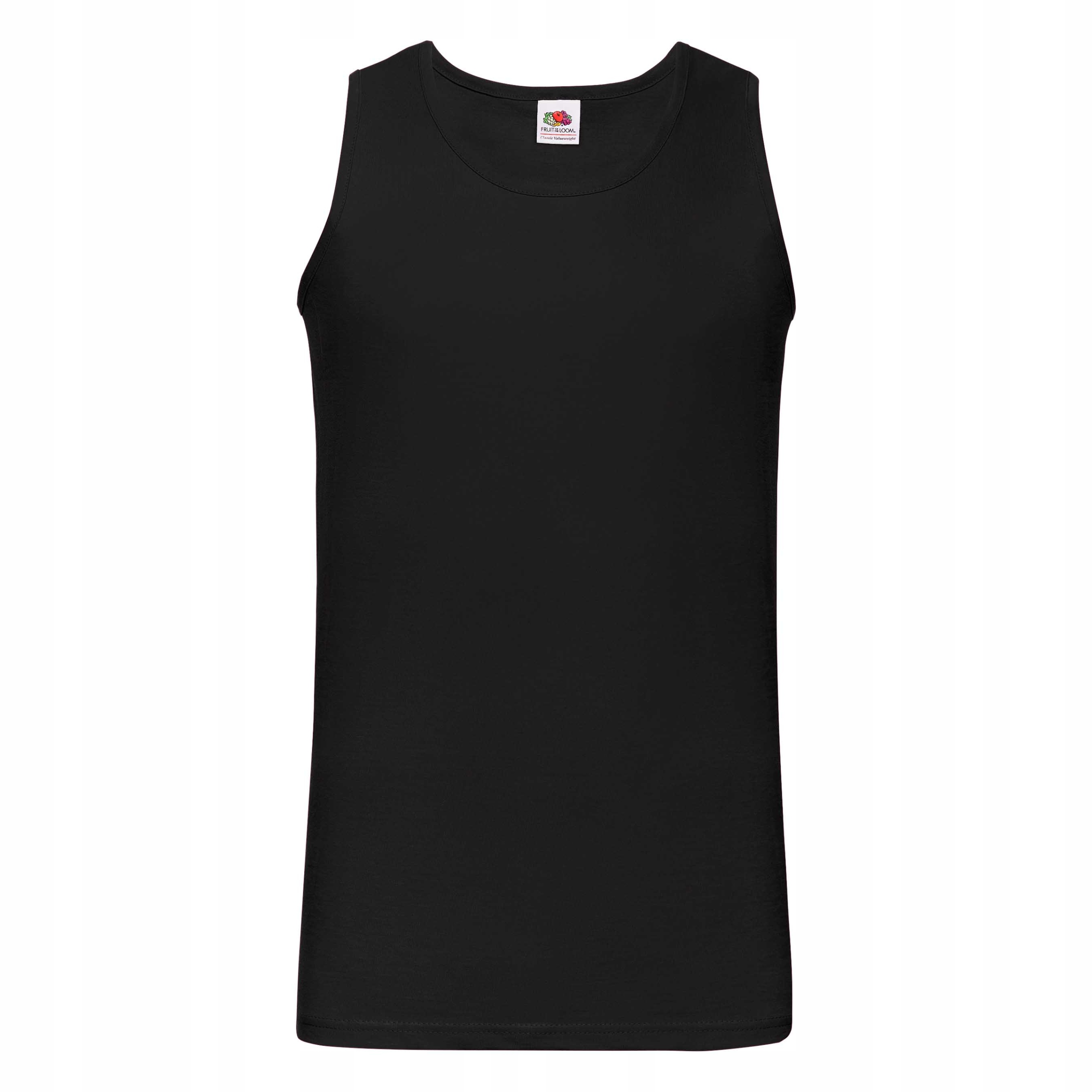 FRUIT OF BOKSERKA BEZRĘKAWNIK T-SHIRT BLACK 3XL