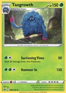 Karty Pokemon (crz 005) Tangrowth