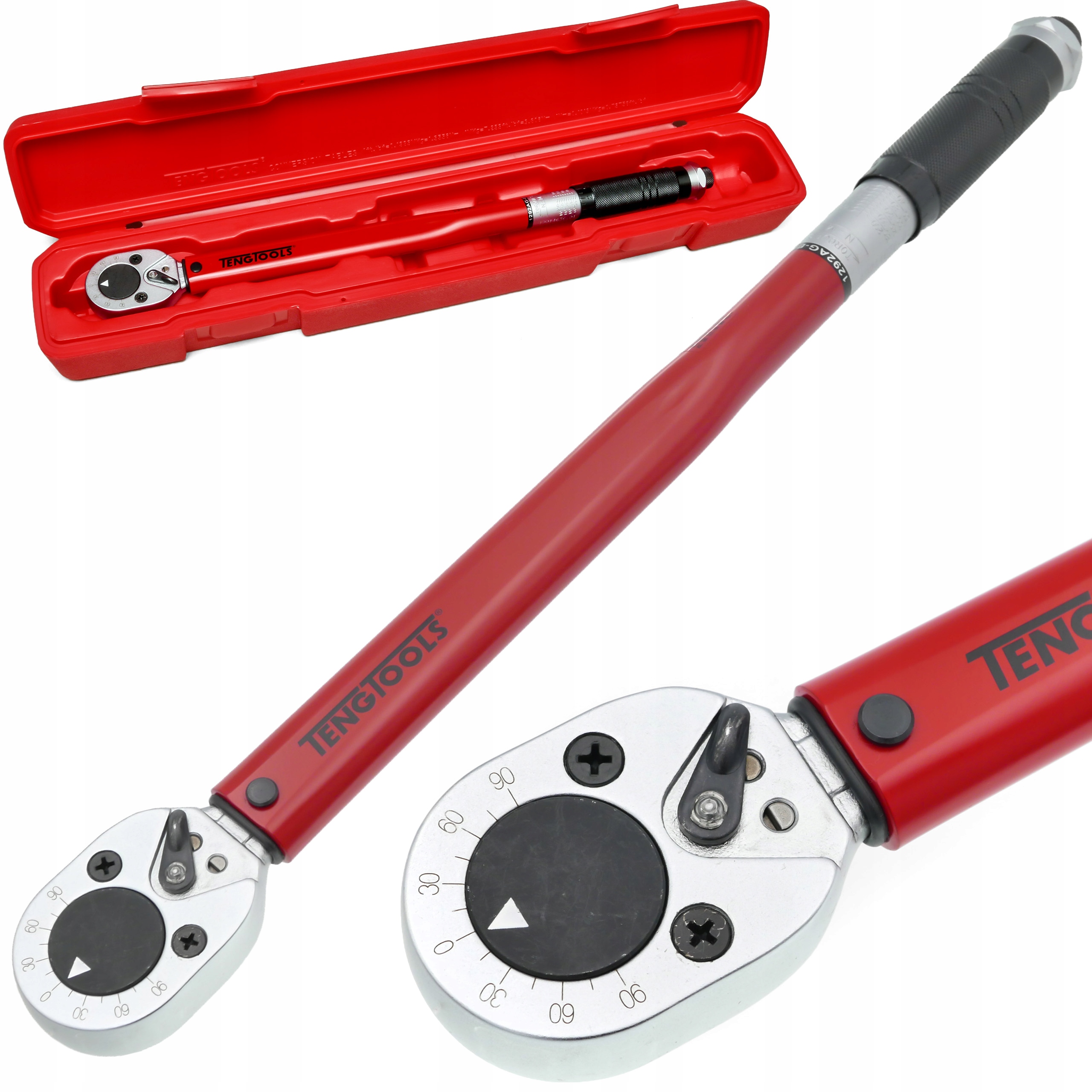 

Klucz Dynamometryczny Tengtools 40–210 Nm 1/2 Cert