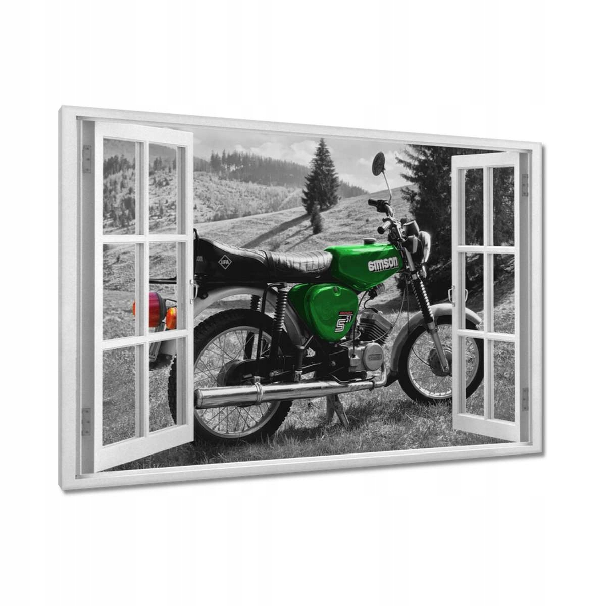 Obrazy 120x80 Zelený Simson S51 E