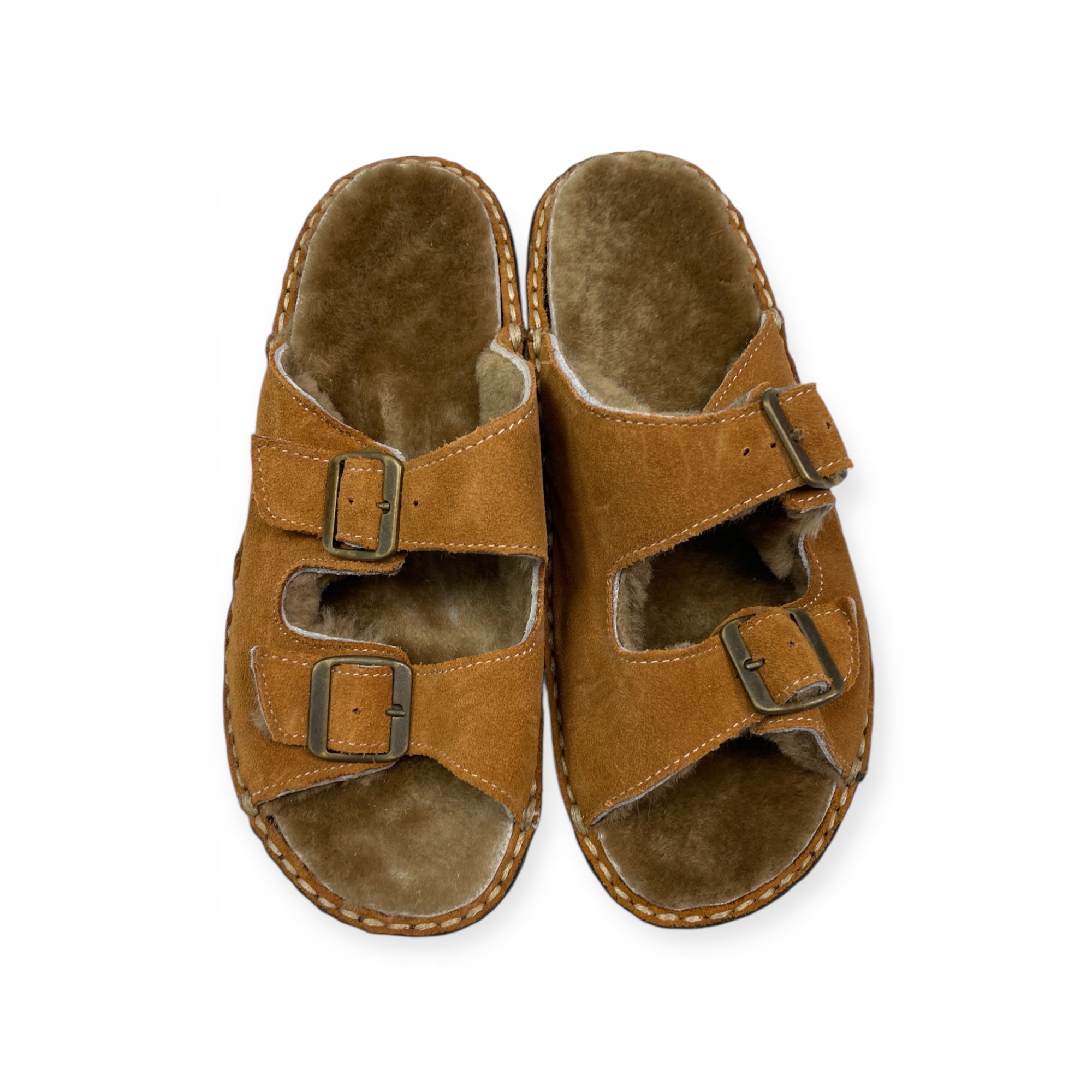 Dámské nazouváky La Plume vel. Kožené s kožíškem Komfortní vyrobené v Itálii