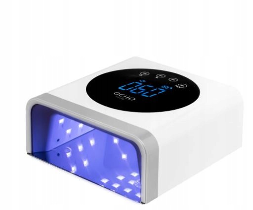 Lampa Uv Led Ocho Nails72W aku bezprzewodowa biała z lustrzanym dnem