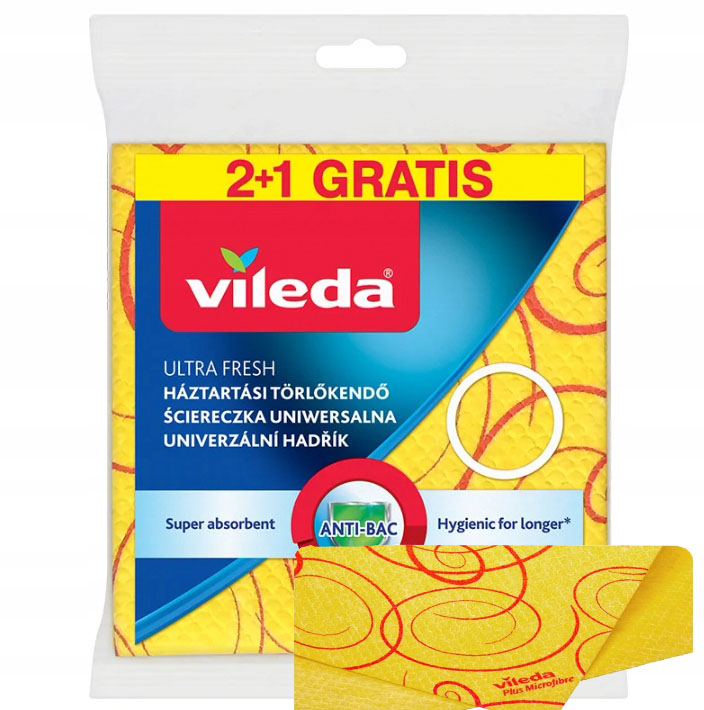 

Pucerka Uniwersalna Vileda Ściereczka 3D 3 Sztuki