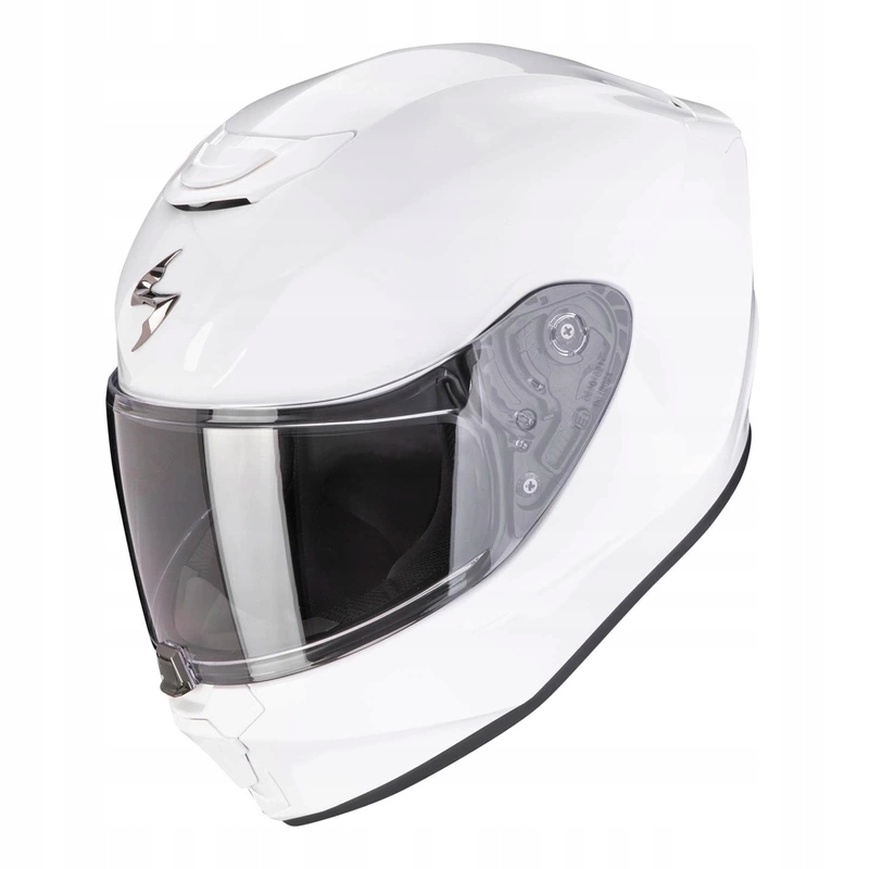 Motocyklová prilba Scorpion Exo-jnr Solid White biela Darčeky