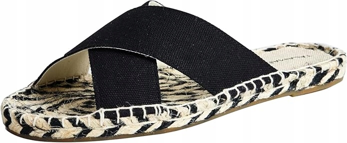 Talamantra Dámské espadrilky Nazouváky Černé Velikost 41