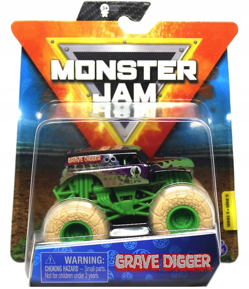 Auto GRAVE DIGGER Samochodzik Autko Monster Jam