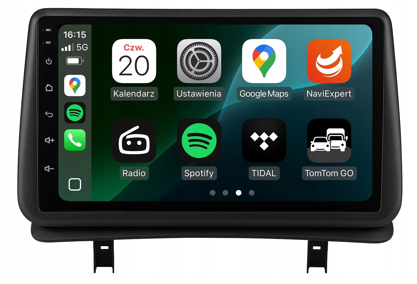 Renault Clio 3 Rádio Navigace Android Auto Apple Carplay Mapy