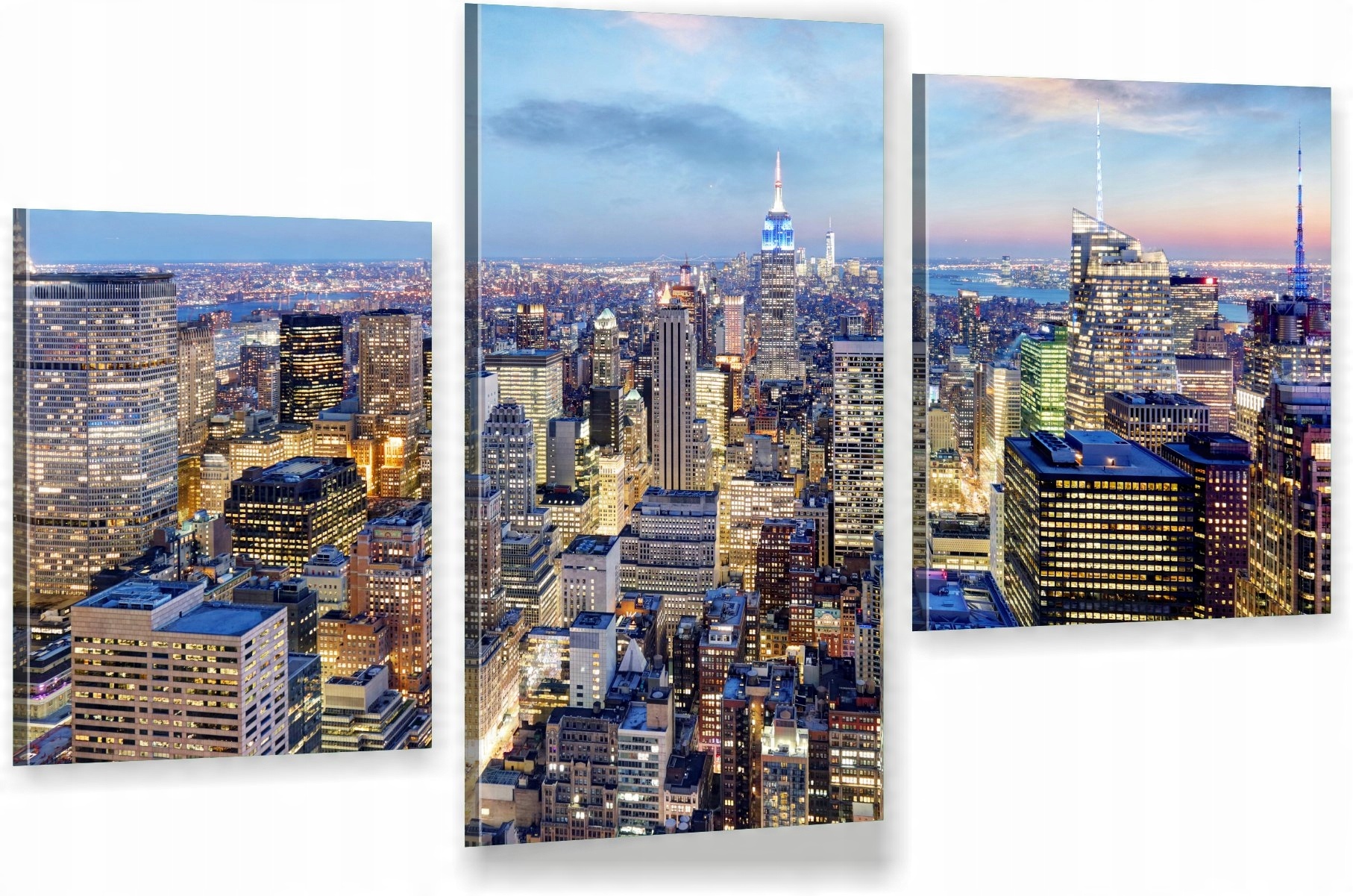 

Tryptyk Obraz Na Ścianę manhattan new york