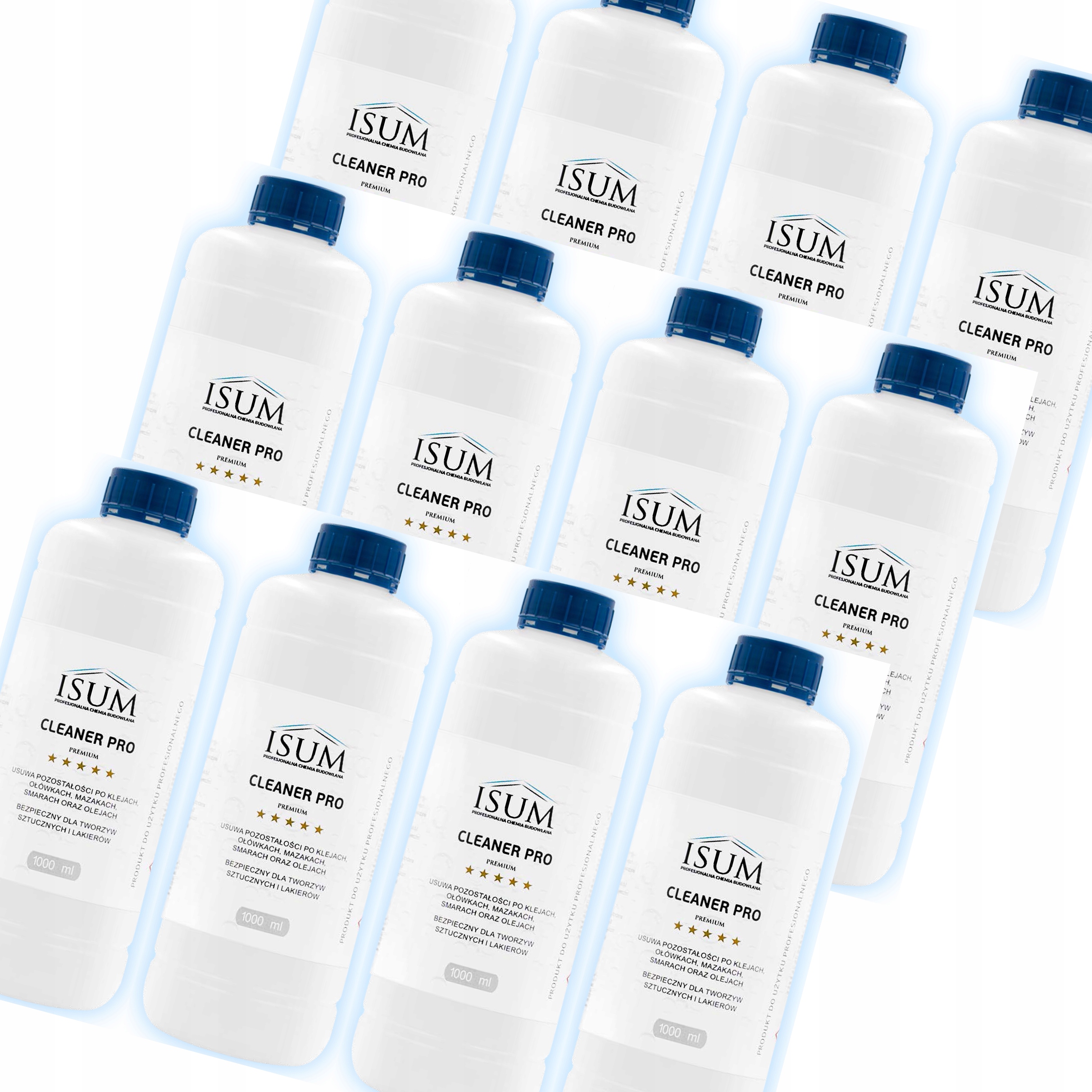 12x Isum Cleaner Pro Premium odstraňuje lepidlo, mazivo, olej 1000ML Kvalita