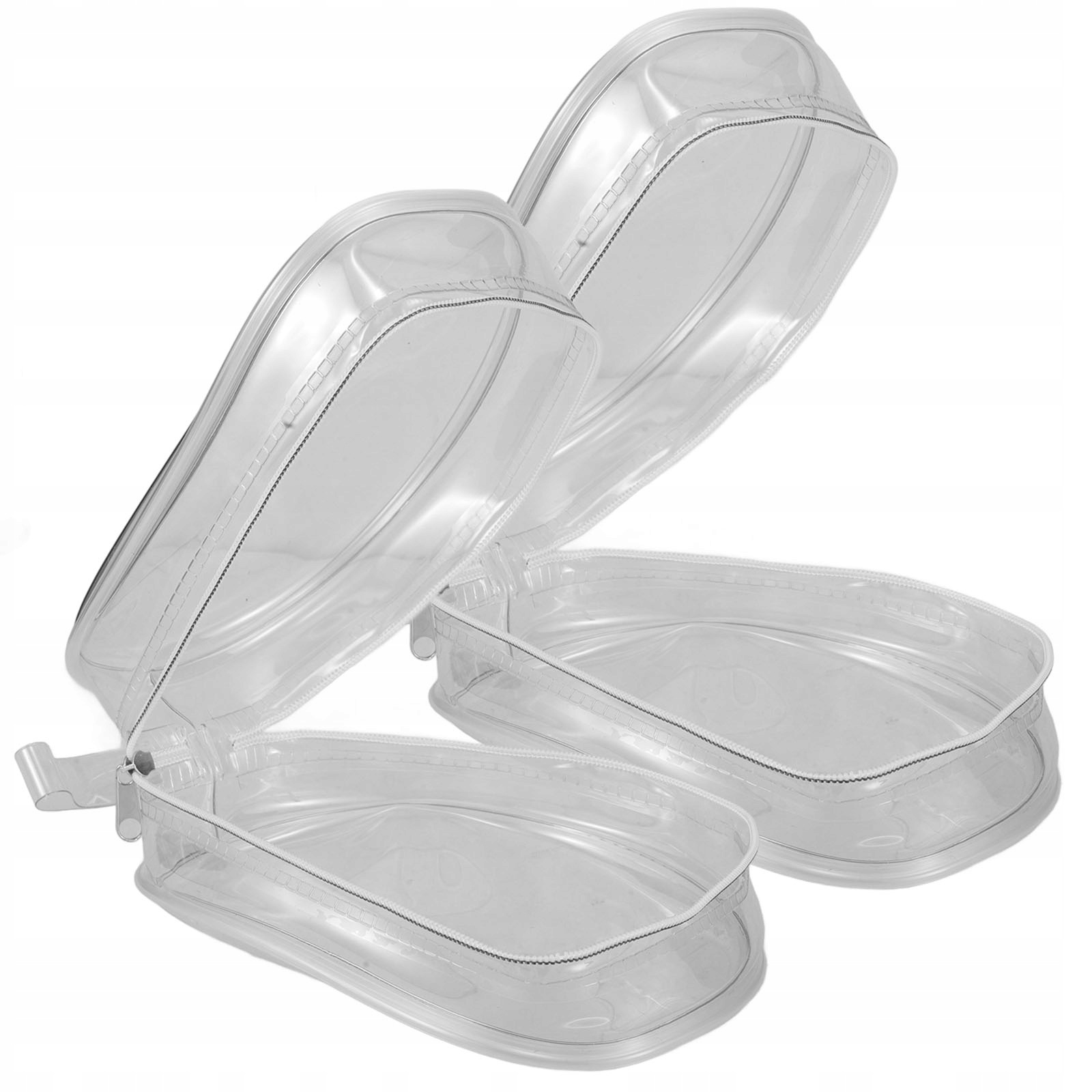 2SZT Transparentna Torba Na Bieliznę Organizer Podróżny Pvc