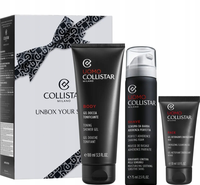 Collistar Uomo Perfect Adherence Shaving Foam dárková sada