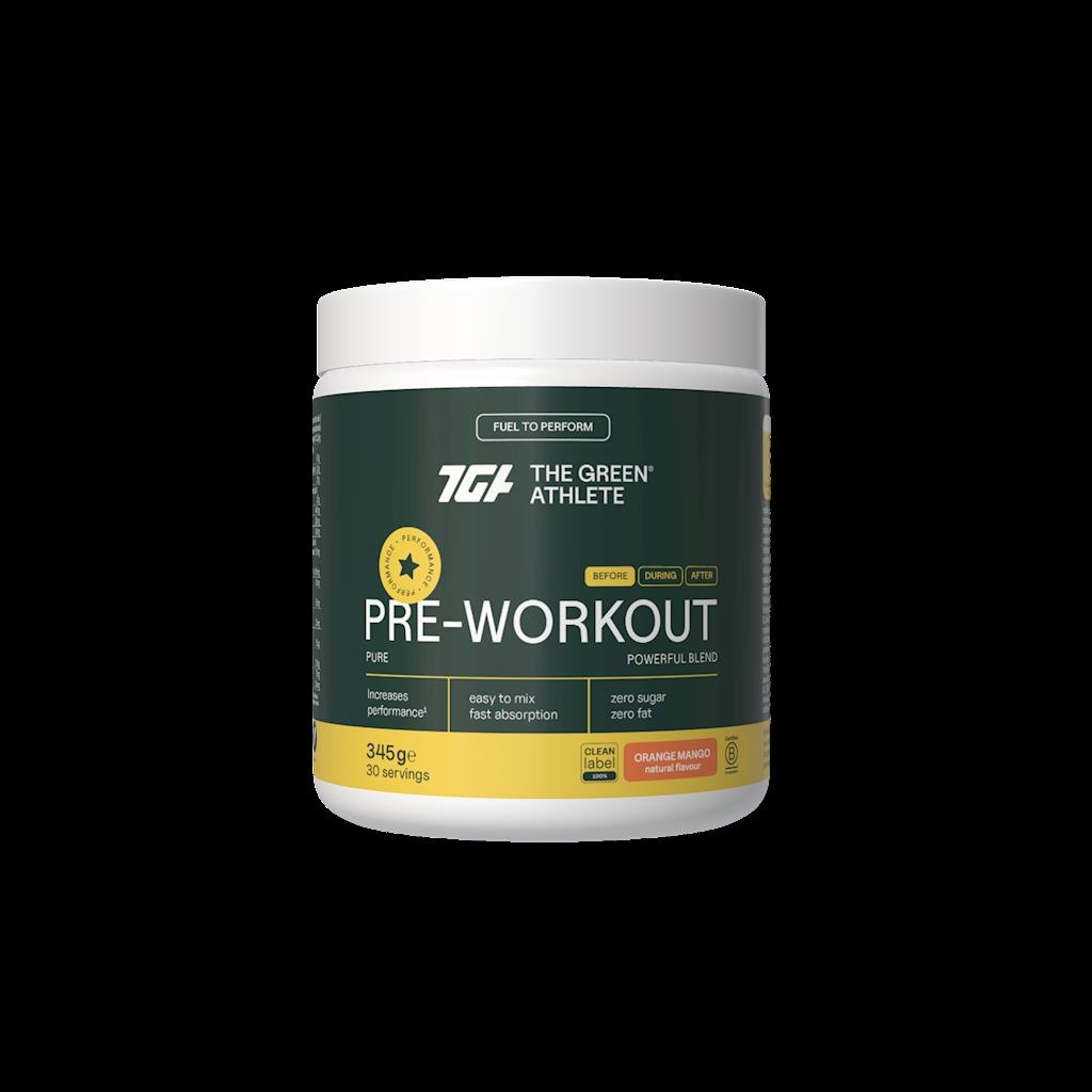 Pre-workout O Chuti Pomeranče A Manga Bezglutenový 345 g The Green Athl