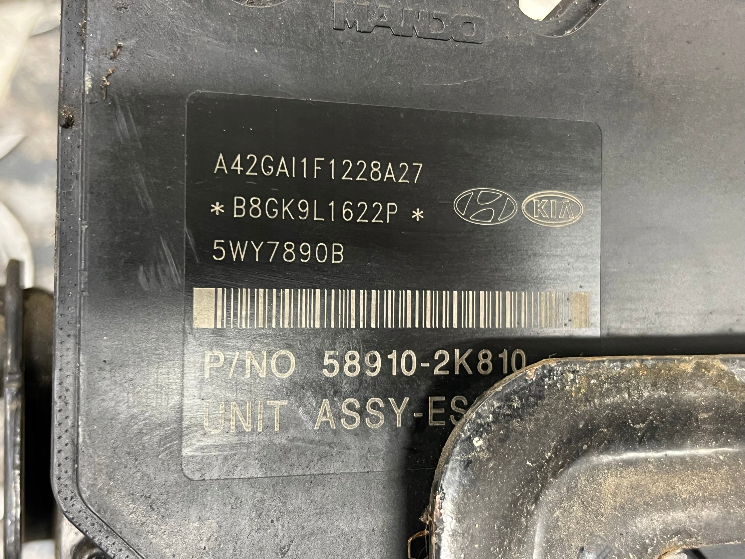 pump ABS KIA SOUL 58910-2K810
