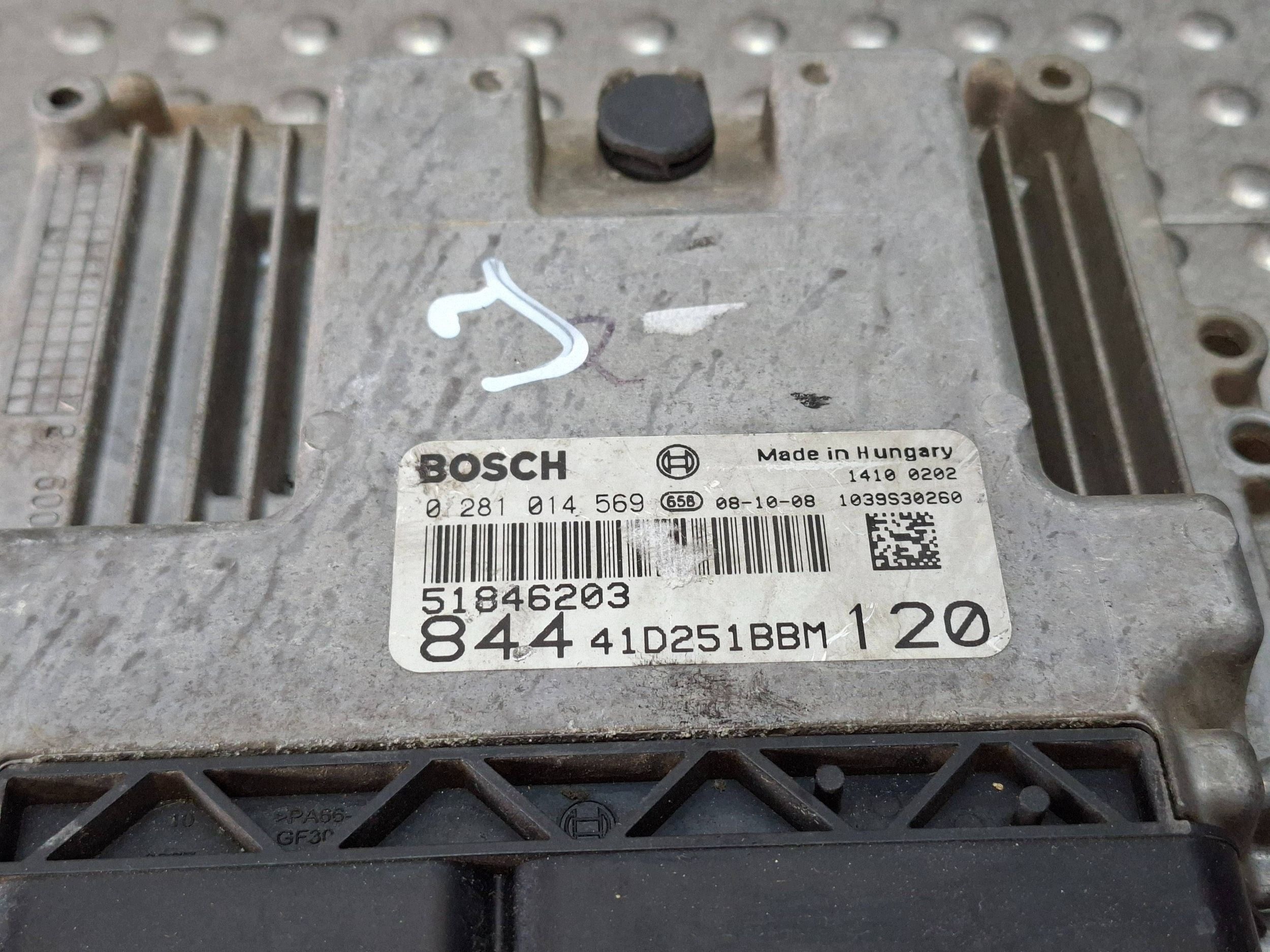 control unit computer of the engine LANCIA DELTA III 08- 1.6 JTD 51846203