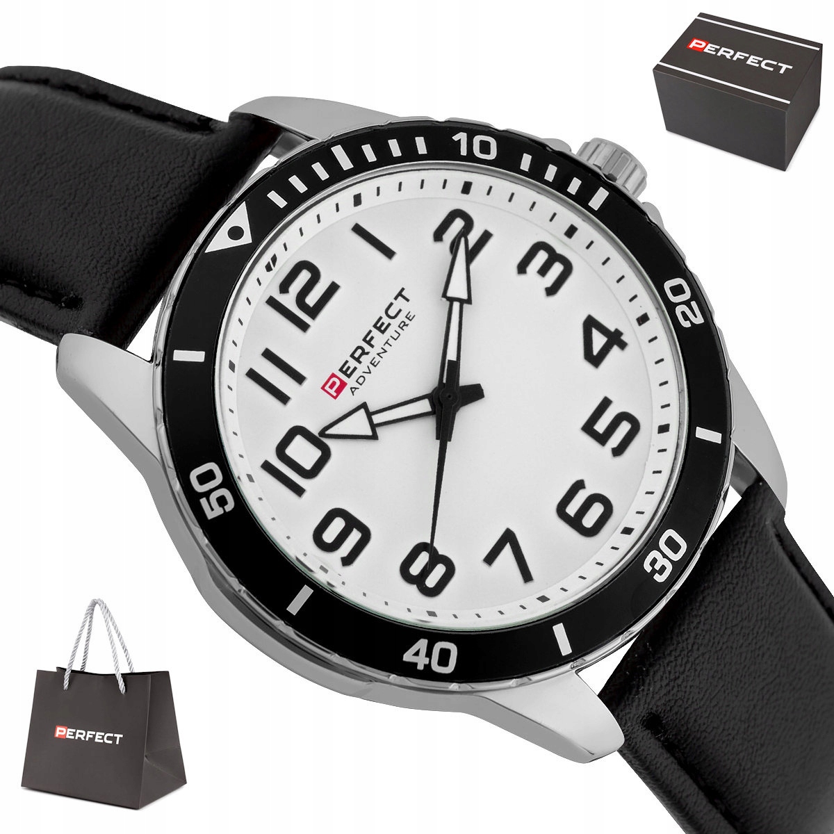 Pánské Sportovní Čitelné Hodinky Perfect Adventure W156-01 46 mm