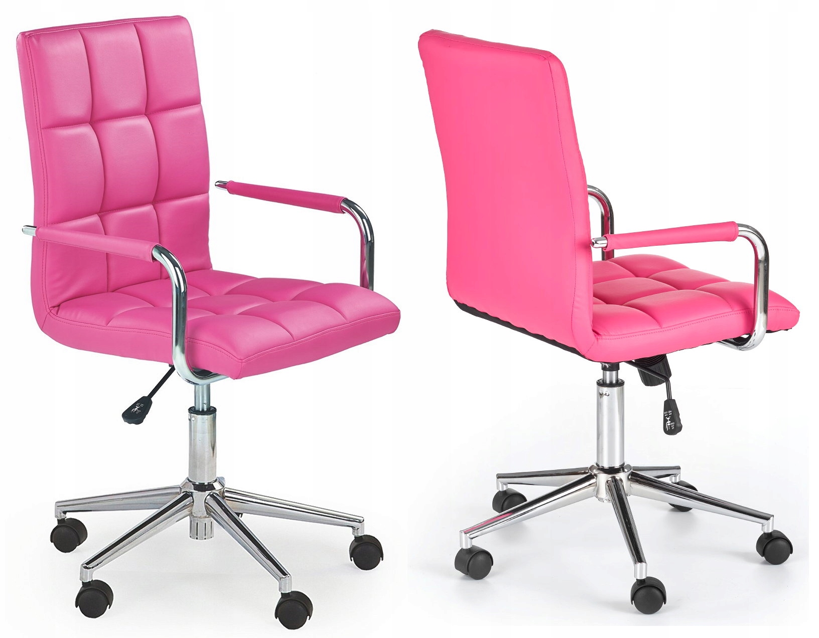 Fotel Biurowy Obrotowy Gonzo Różowy Halmar