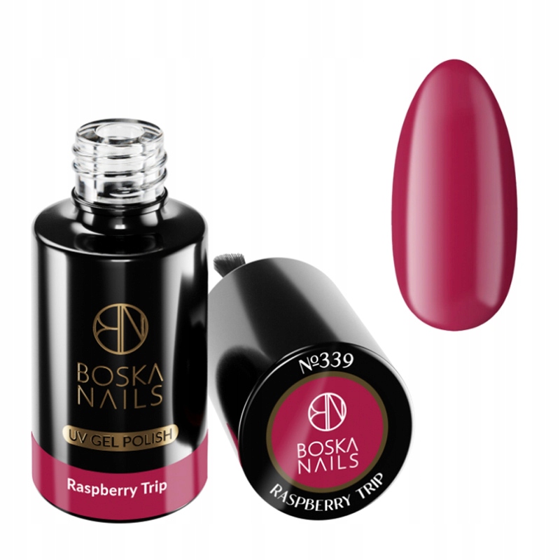 

Boska Nails Lakier hybrydowy 6ml malinowy Róż 339