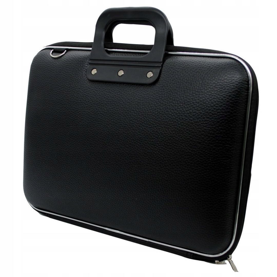 

Aktówka Czarna Skóra Torba Na Laptopa 15 Cali Komp