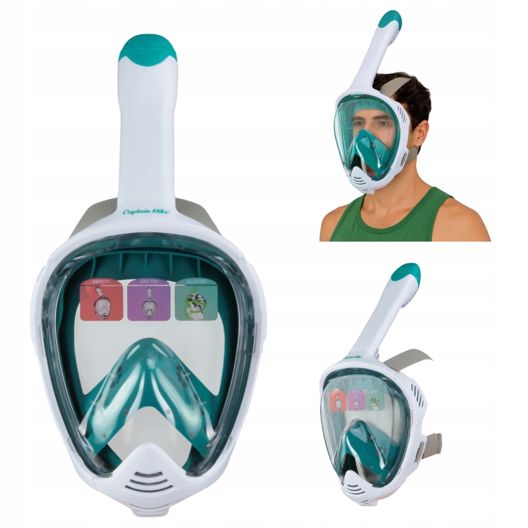 Potápěčské Brýle pro šnorchlování s trubičkou Captain Mike S/m