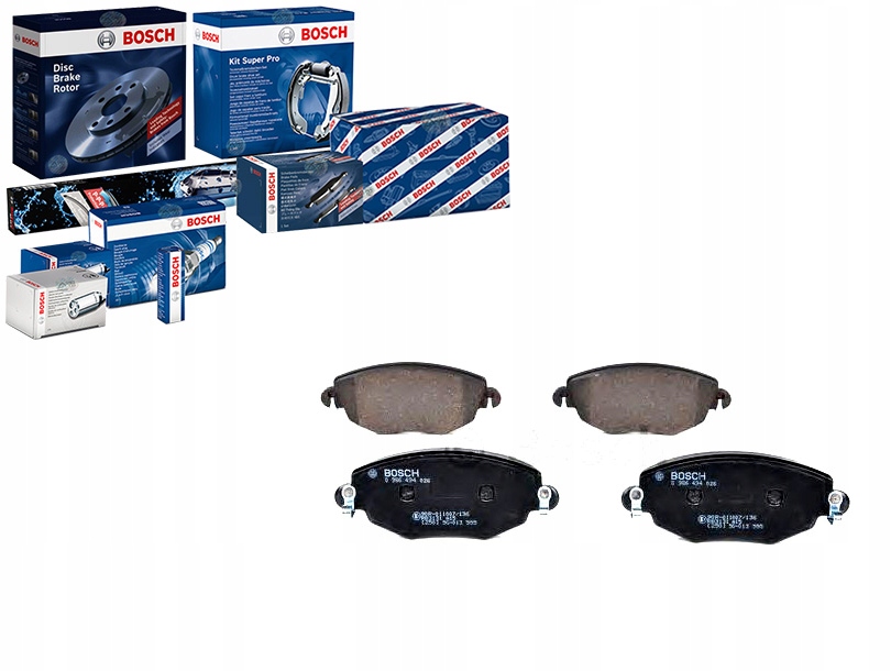 Sada Brzdových Destiček Bosch 1121894 1204843