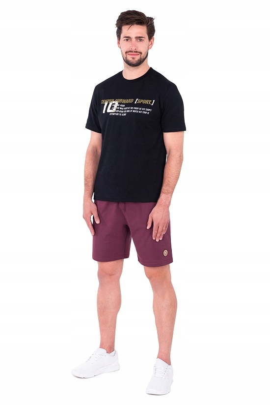 Krátké kraťasy Mathias Bordové 6XL