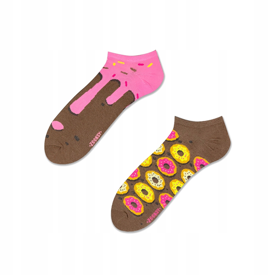 

Zooksy Kolorowe Stopki Damskie Donuty