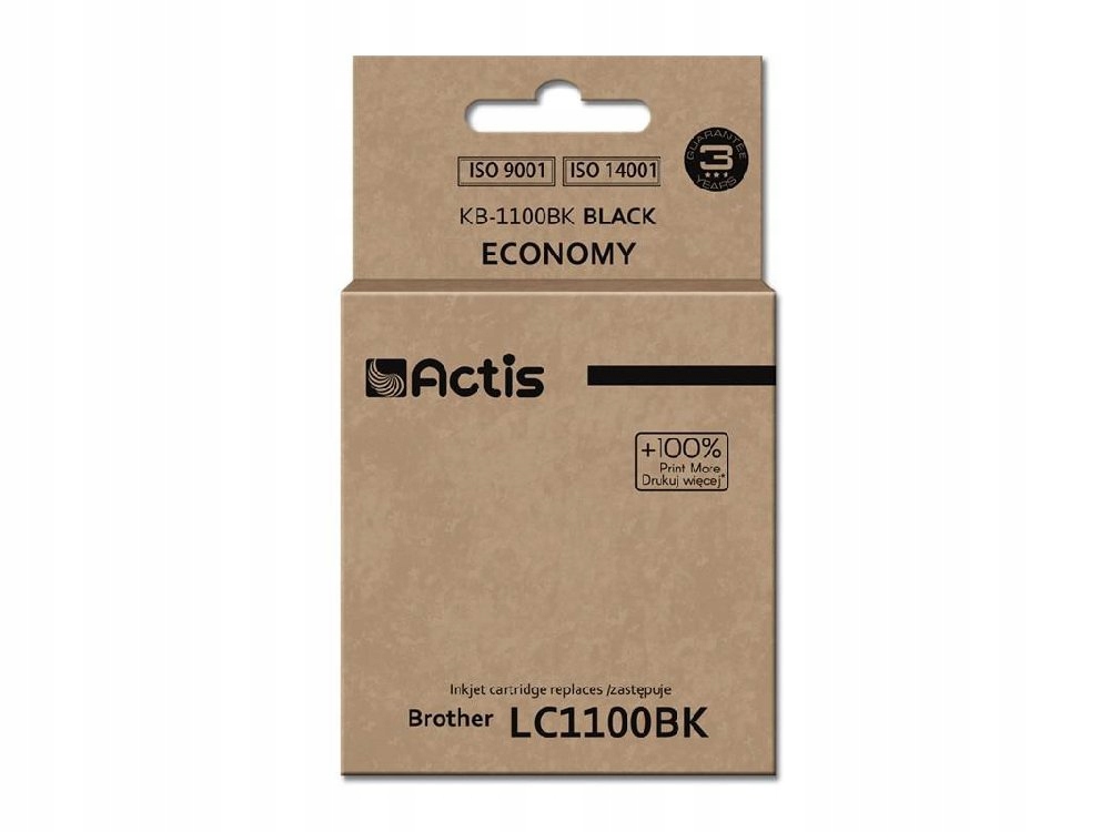 

Tusz Actis KB-1100BK Brother LC980 LC1100HY
