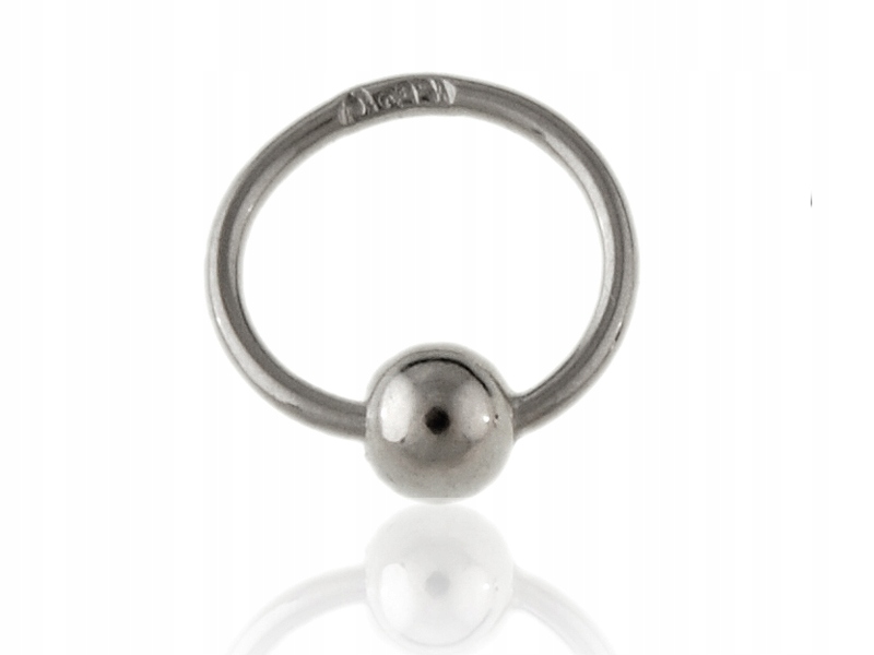 Kolczyk srebrny na chrząstke ucha kn135