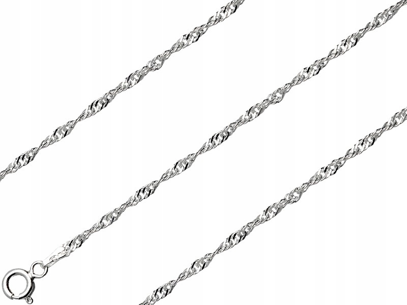 

Łańcuszek Srebrny Singapur 75CM 2,0MM SREBRO925
