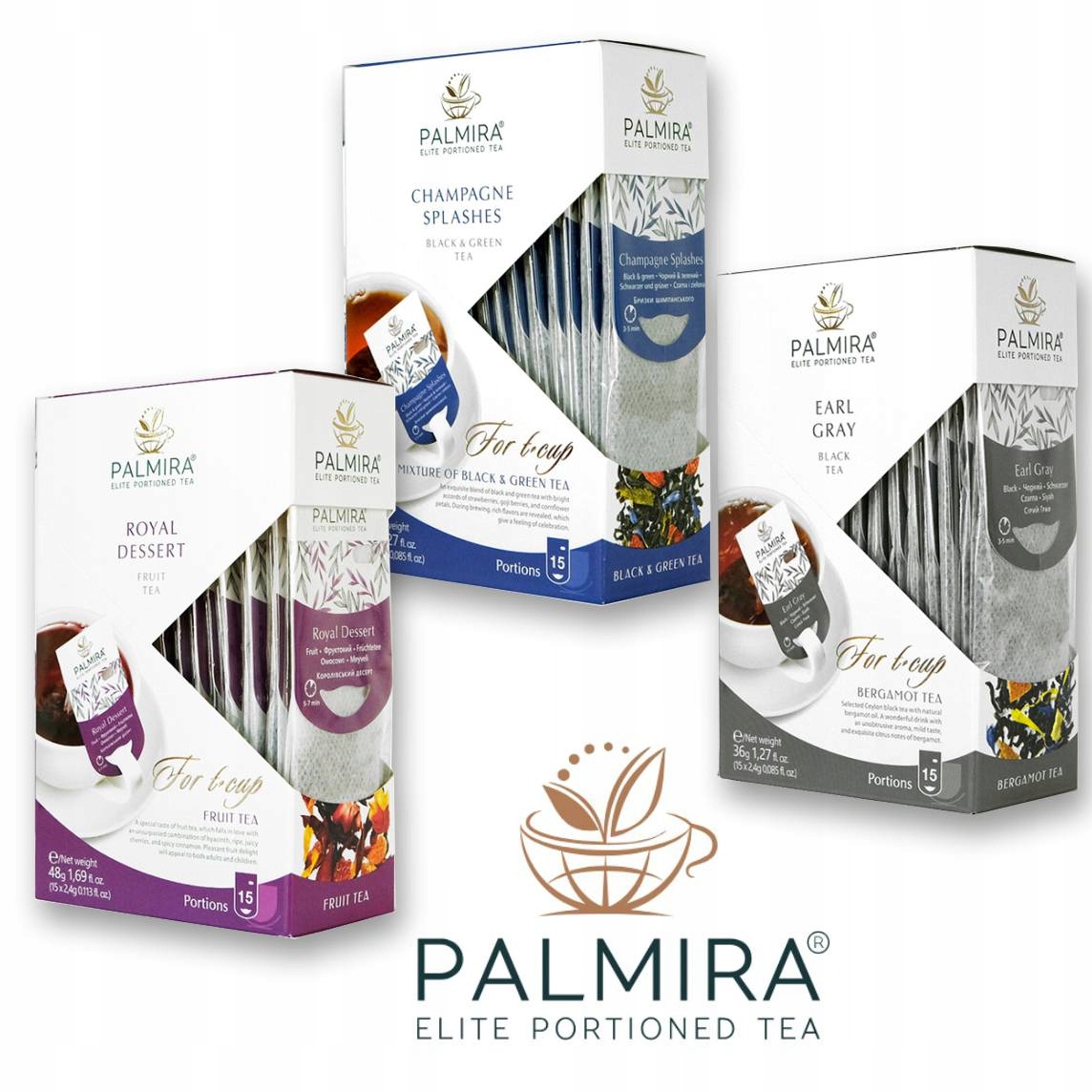 Levně Prémiová sada čajů Earl Grey Champagne splashes Královský dezert