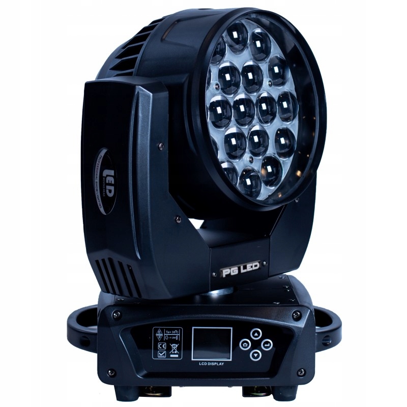 RUCHOMA GŁOWA WASH/BEAM 19X15 Вт RGBW ZOOM PG LED
